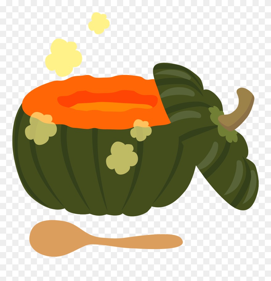 Pumpkin Soup Clipart - かぼちゃ スープ フリー 素材 - Png Download