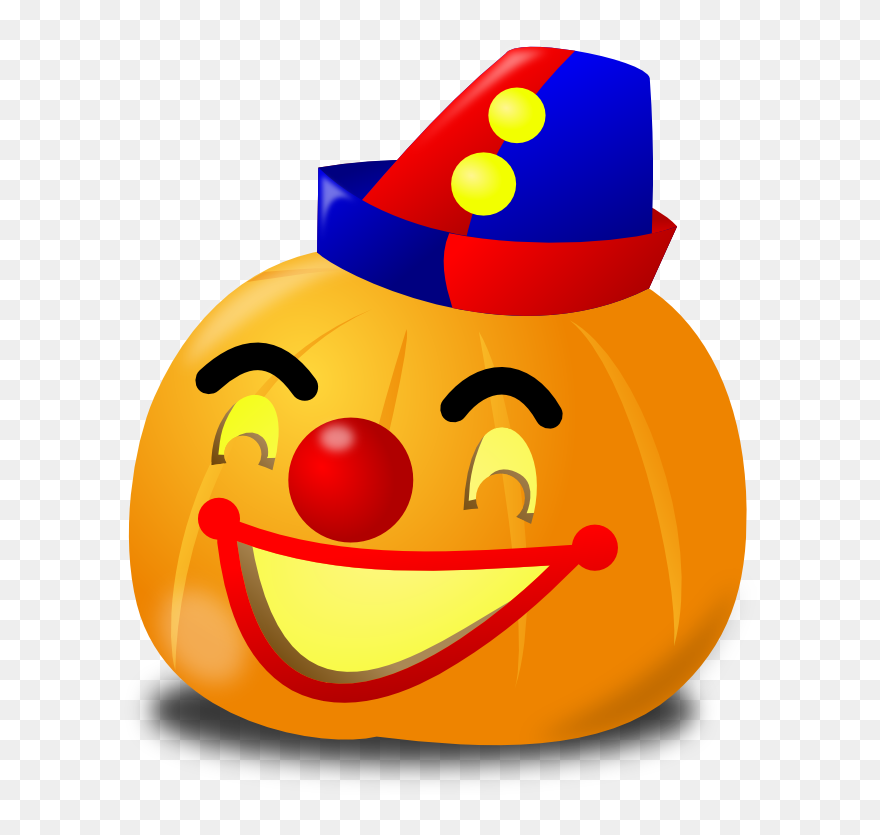 Clipart - Cown Pumpkin - Clip Art - Png Download