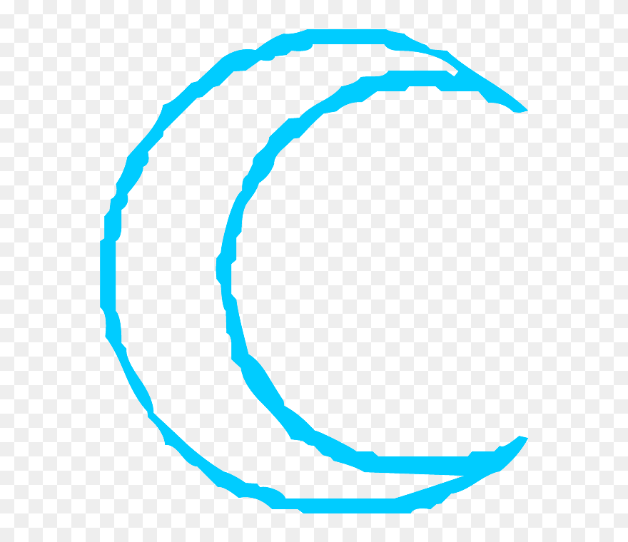 Simple Moon Clipart Transparent Background - Portable Network Graphics - Png Download