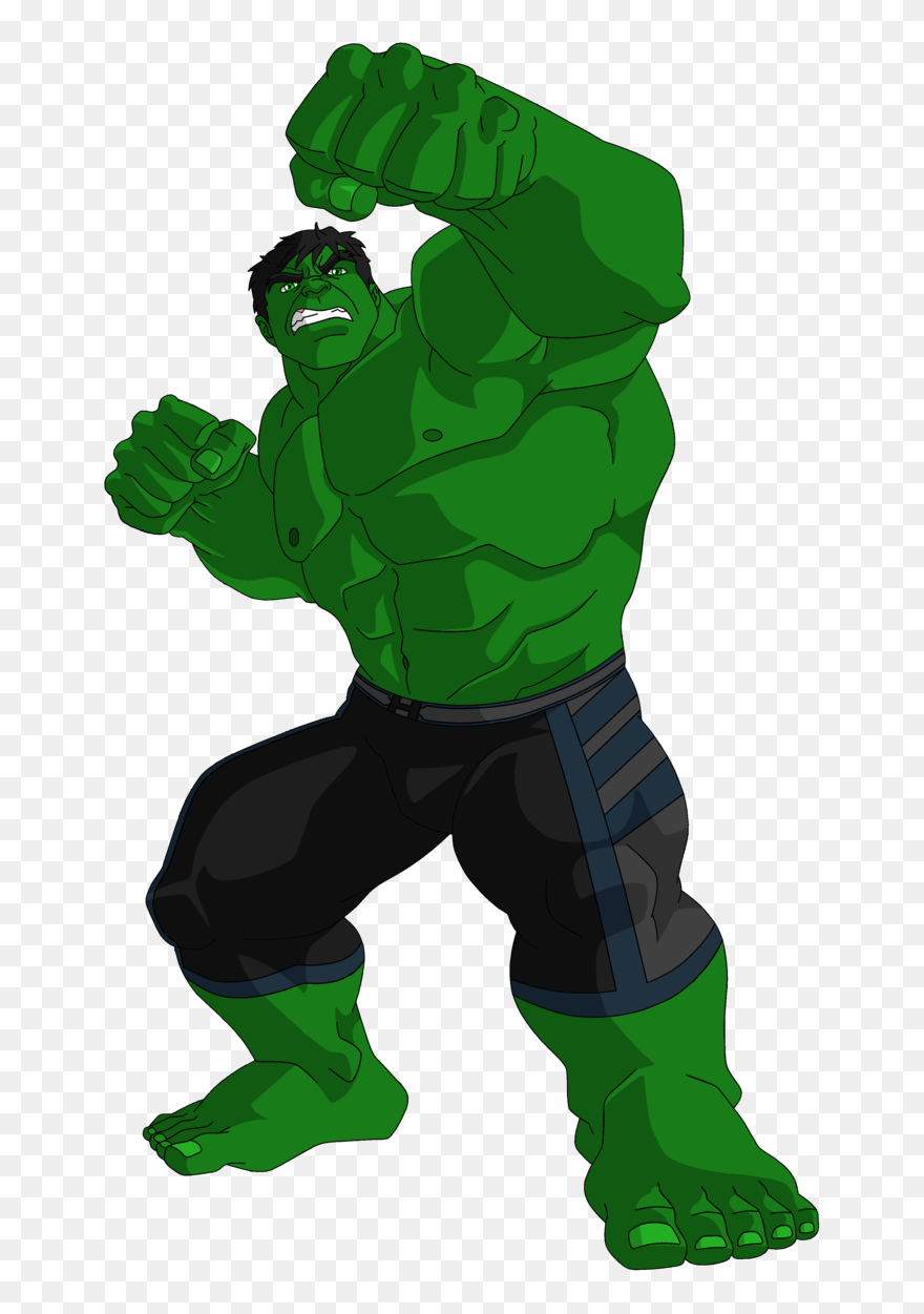 Fist Clipart Incredible Hulk, Fist Incredible Hulk - Hulk Cartoon - Png Download