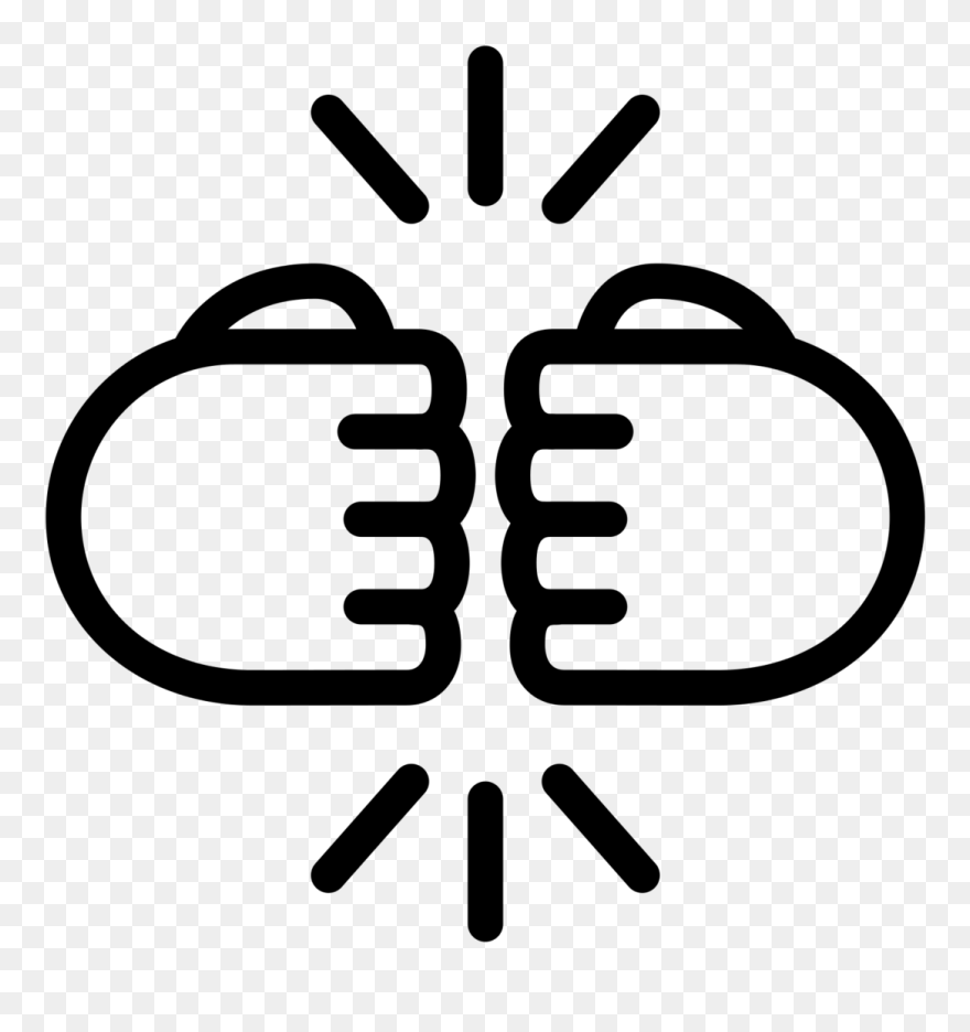 City Buddy Fist Bump Creativity - Fist Bump Clipart Png Transparent Png