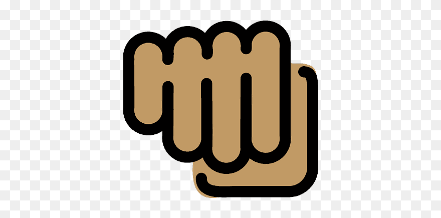 Oncoming Fist Emoji Clipart - Emoji - Png Download