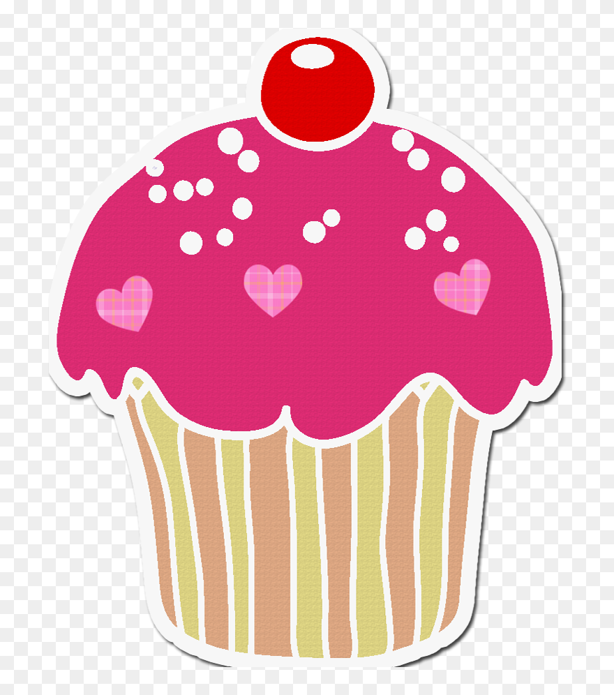 Transparent May Clipart - Cupcakes Mother Day Clipart - Png Download