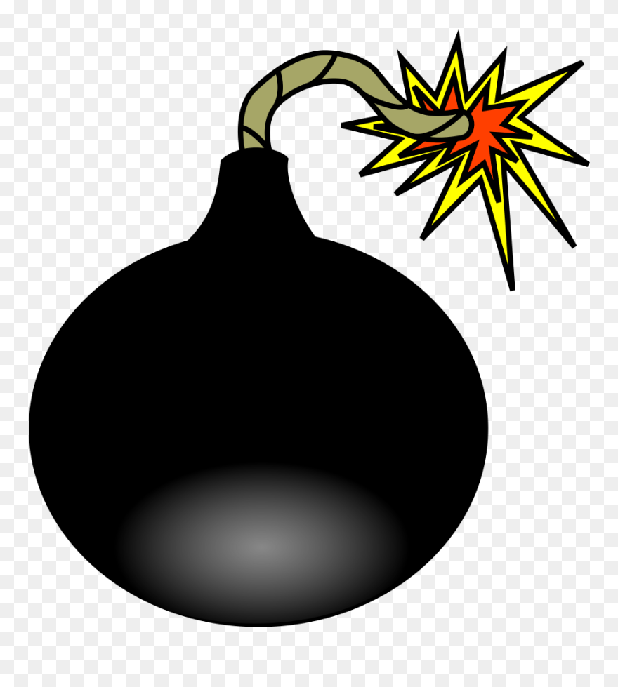 Transparent Bomb Emoji Png - Bomb Gif Transparent Background Clipart