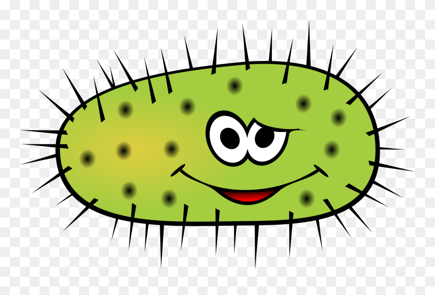 Free Bacteria Cliparts Png, Download Free Clip Art, - Bacteria Cartoon Transparent Png