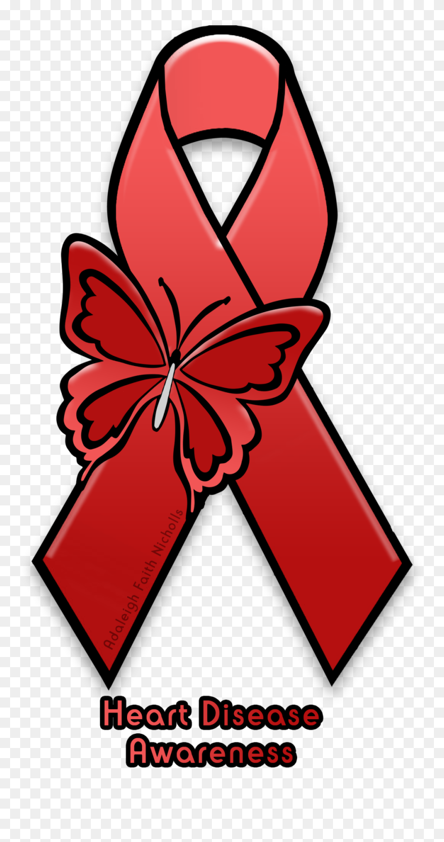 Heart Disease Clipart Image Download Symbol For Heart - Ribbon For Heart Failure - Png Download
