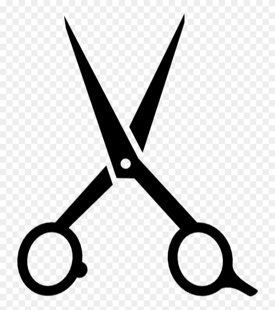 Scissor Clipart Lever - Transparent Hair Scissors Clipart - Png Download