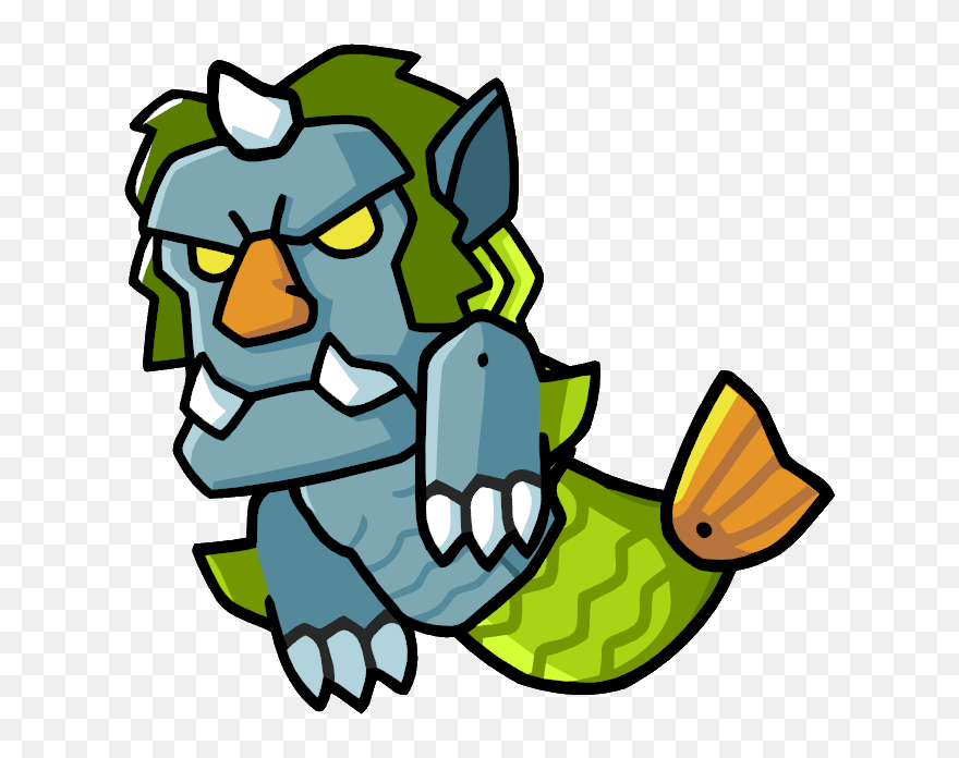 Creatures Clipart Troll - Poseidon Clipart Png Transparent Png