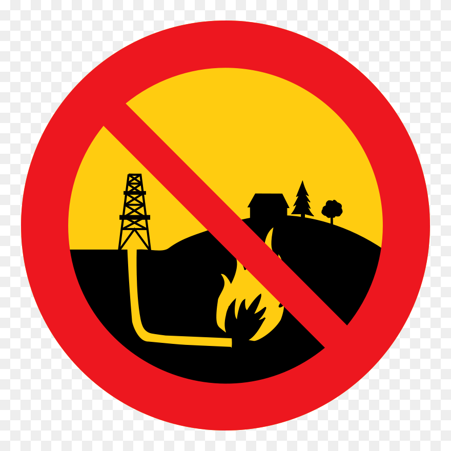 No Gas Sign Png - Fracking Clipart Transparent Png