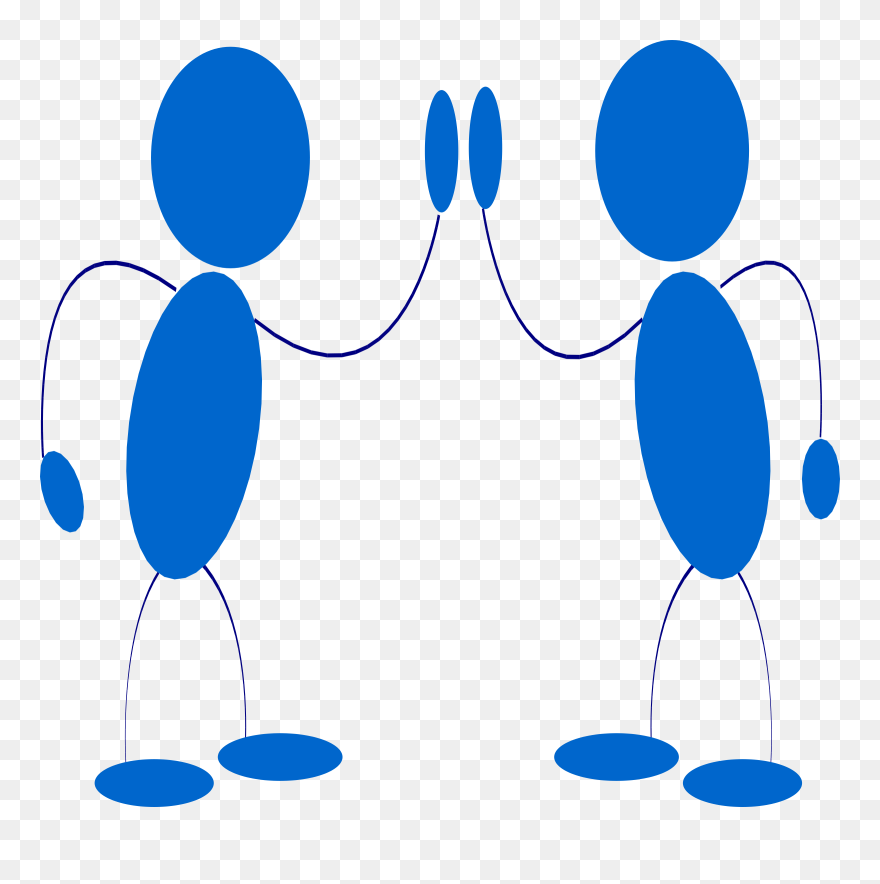 Transparent Funny Thursday Clipart - High Five Clip Art Free - Png Download
