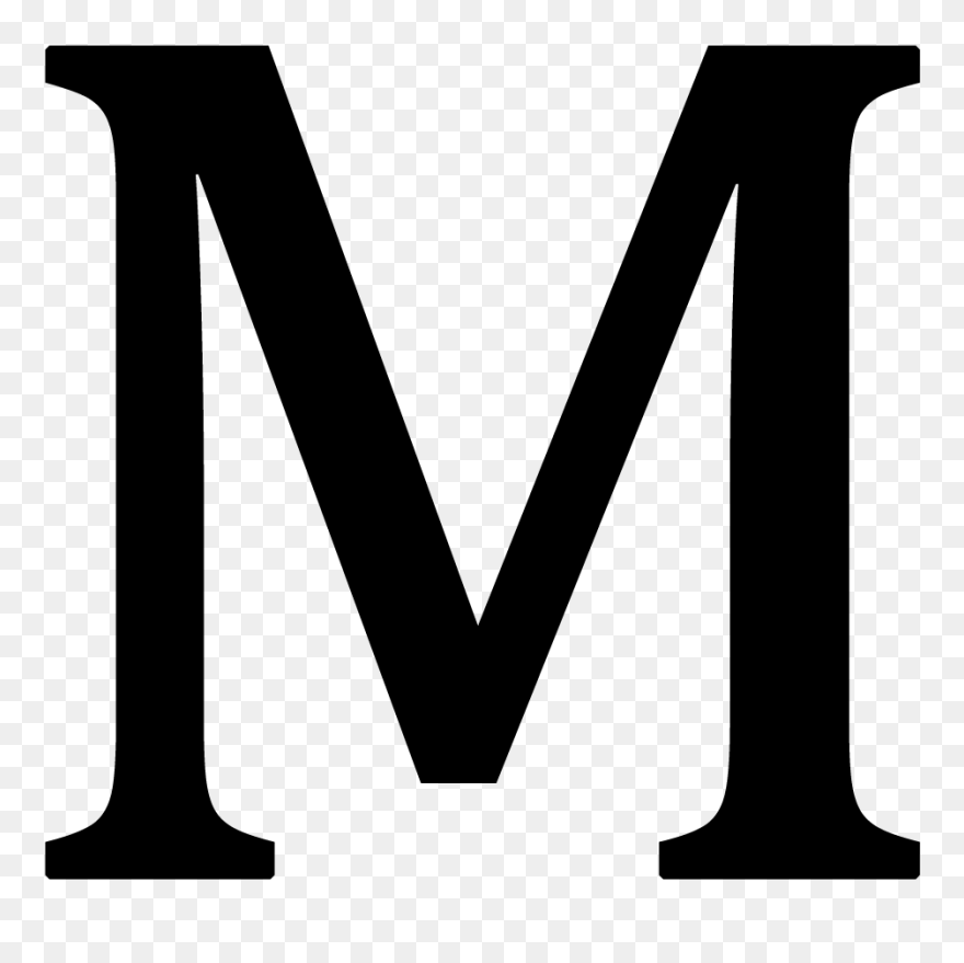 Letter M Png - Segunda Mano Clipart
