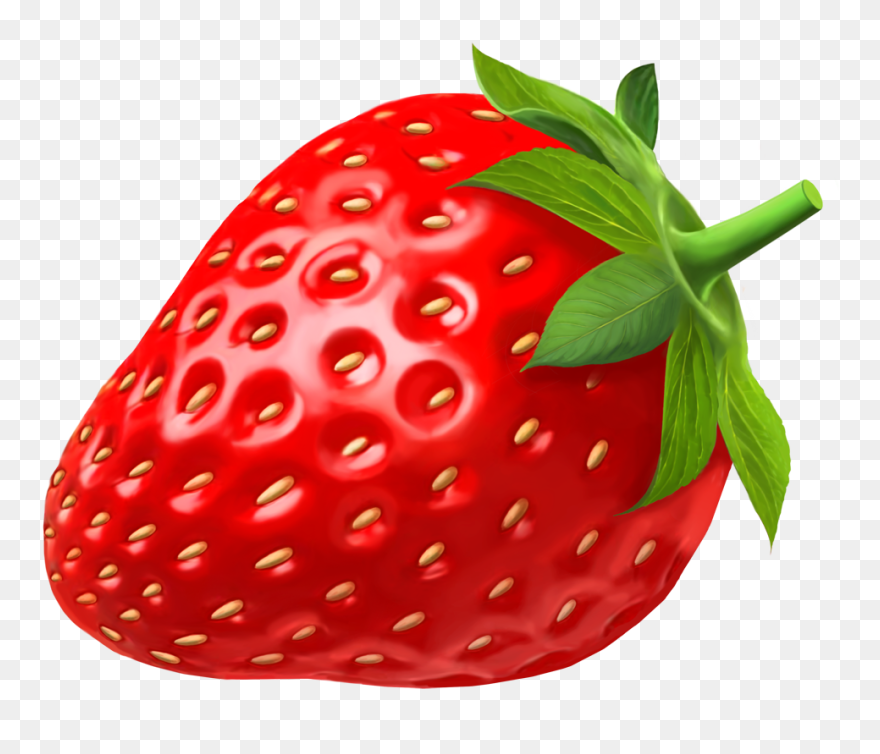 Free Strawberry Clipart Five Strawberries - Transparent Background Strawberry Clipart - Png Download