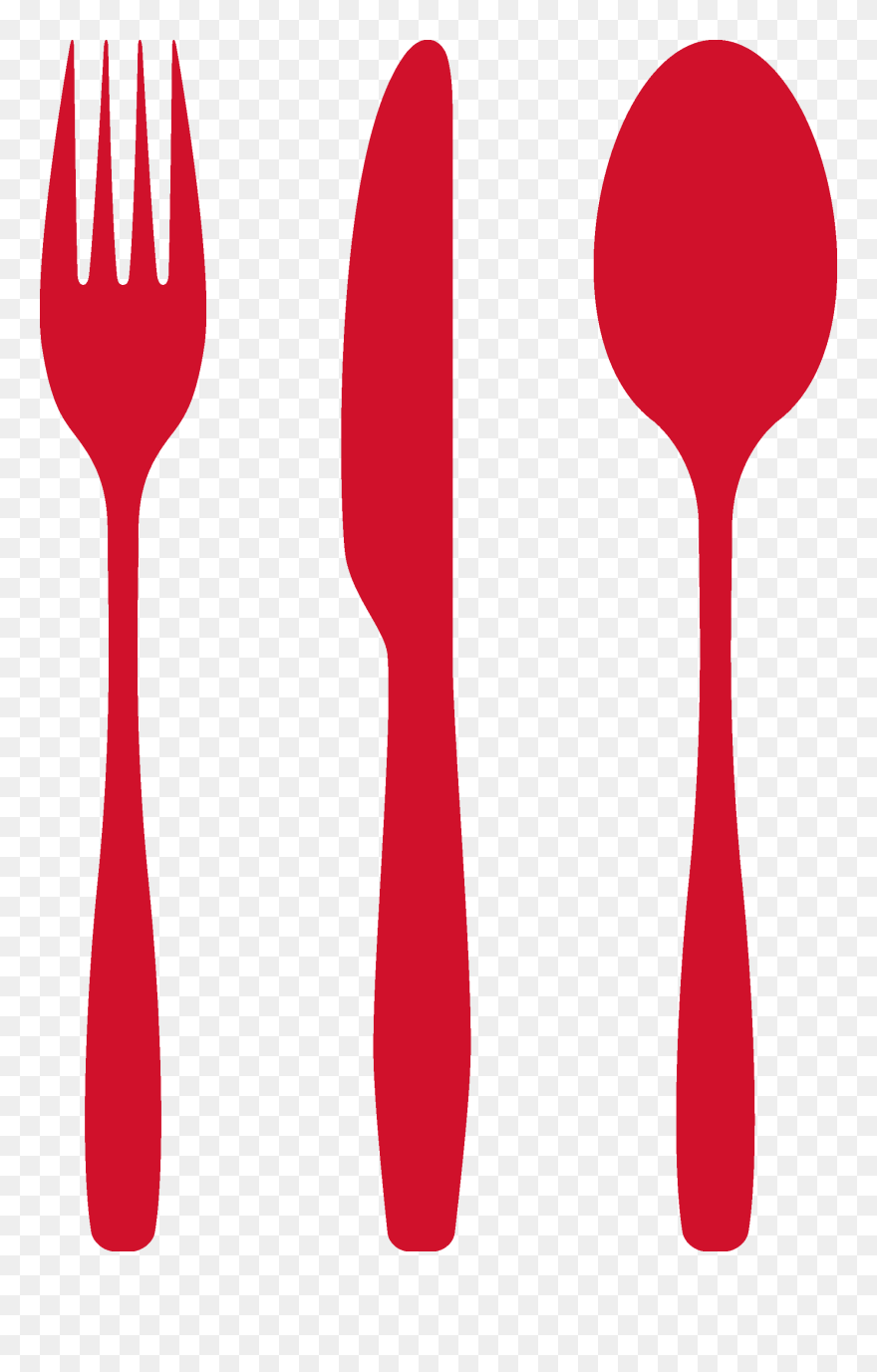 Food Beverage Service Insurance - Red Spoon And Fork Png Clipart