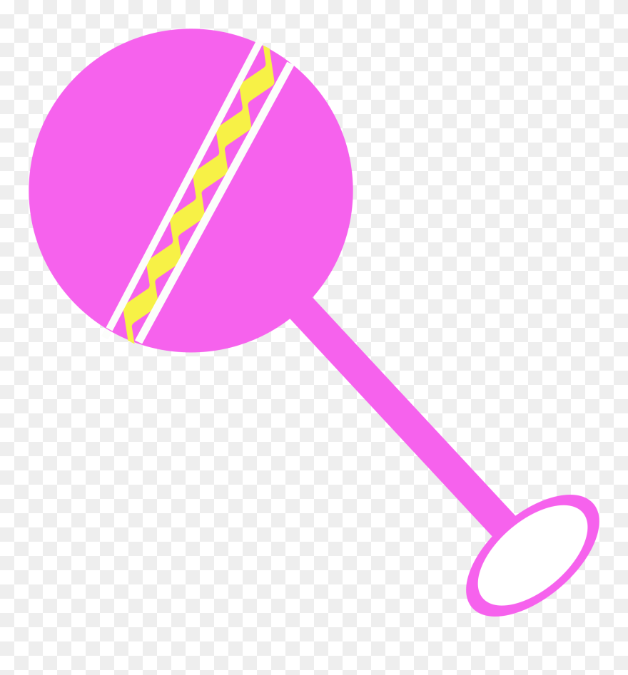 Baby Games Clipart Jpg Black And White Library Free - Baby Rattles Transparent - Png Download