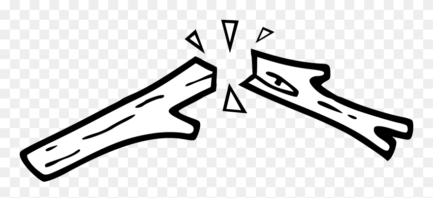 Glue Clipart Outline - Black And White Clipart Stick - Png Download