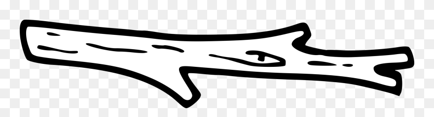 Transparent Glue Stick Clipart - Stick Clipart Black And White - Png Download