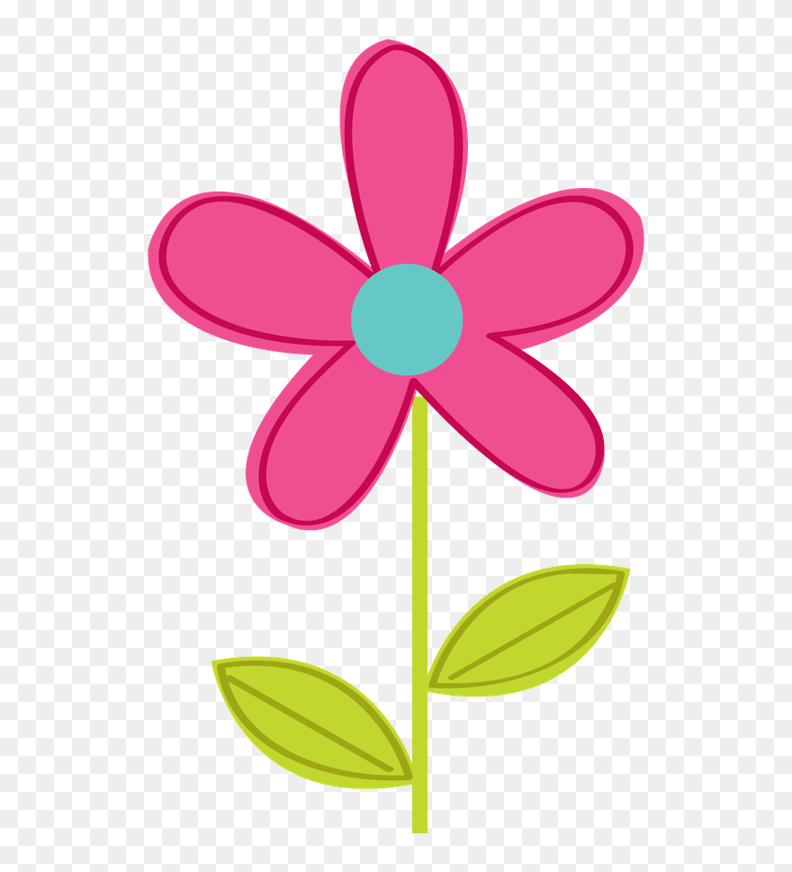 Retro Flower Punch Extra Large Clipart