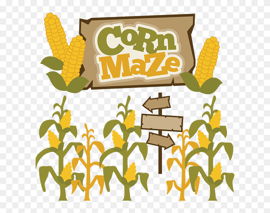 Free Corn Maze Clipart - Png Download
