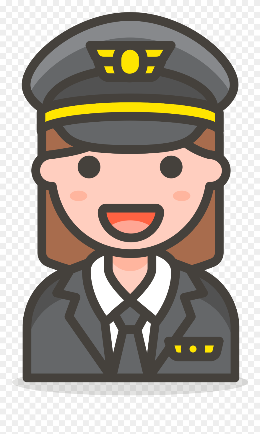 Pilot Clipart Woman Pilot, Picture - Woman Pilot Clipart - Png Download