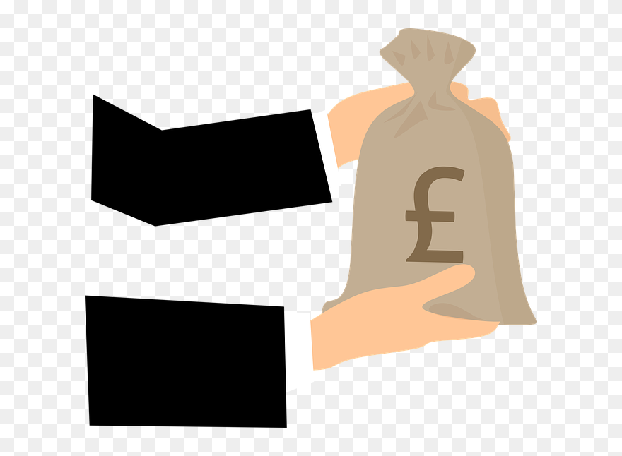 Car Crash With Money Bags Clipart Jpg Transparent Download - Someone Paying Money - Png Download