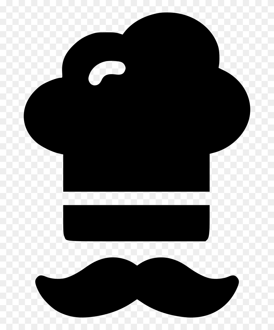 Moustache Chef Hat - Moustache Chef Hat Png Clipart