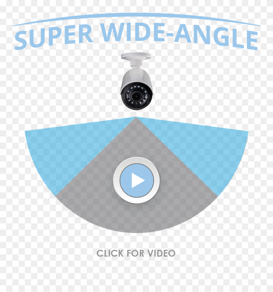 Video Camera Clipart Camera Angle - Security Cameras Field Of View - Png Download