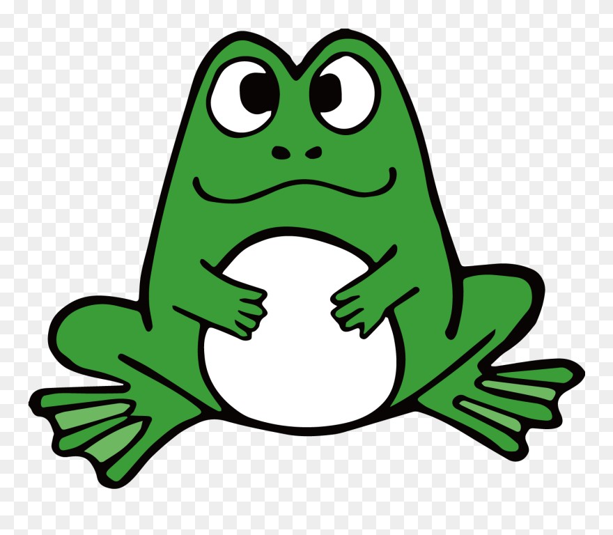 Amphibian Frog Cartoon - Cartoon Transparent Frog Png Clipart