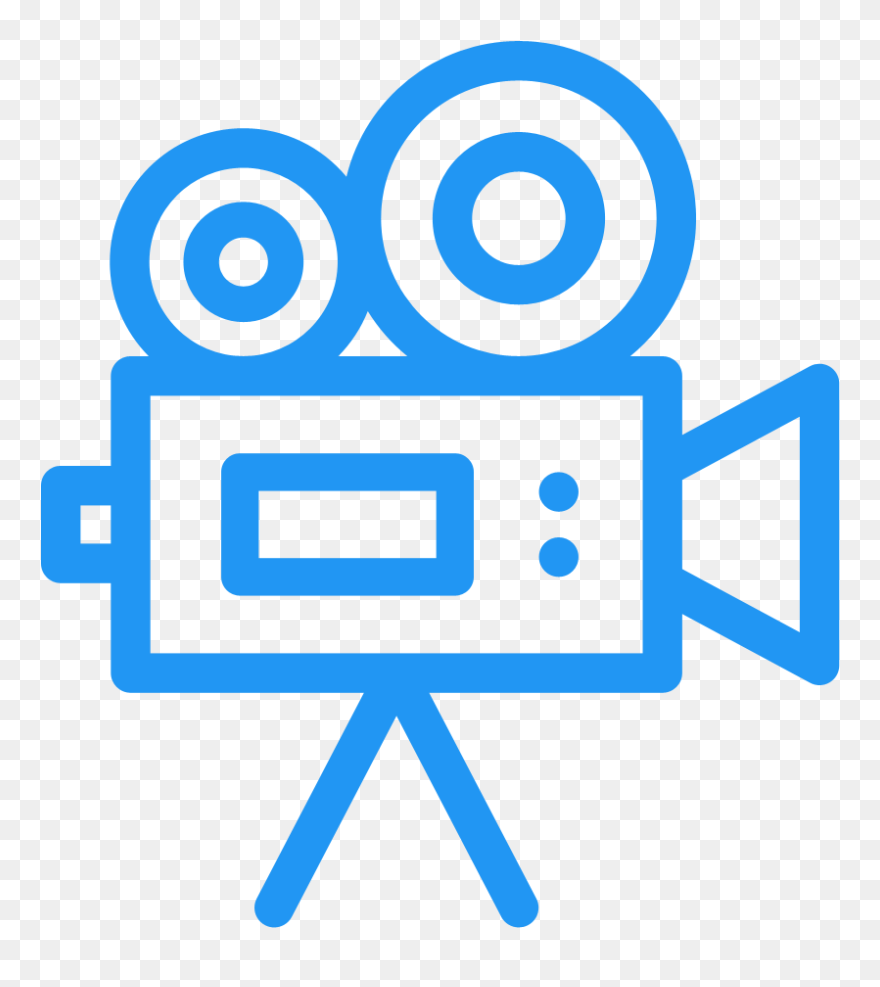 Wordpress Logo Clipart Camera - Video Production Icon Design - Png Download