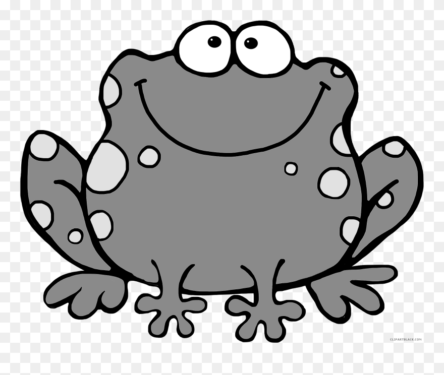 Frog Clipart Cute - Green Frog Clipart - Png Download