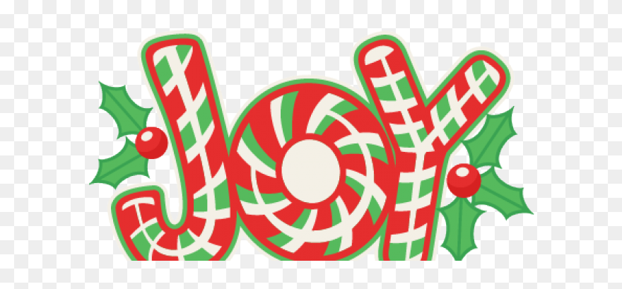 Joy Lettering Cliparts - Joy Christmas Png Transparent Png