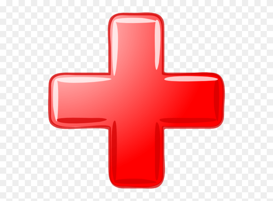 Red Plus Clipart