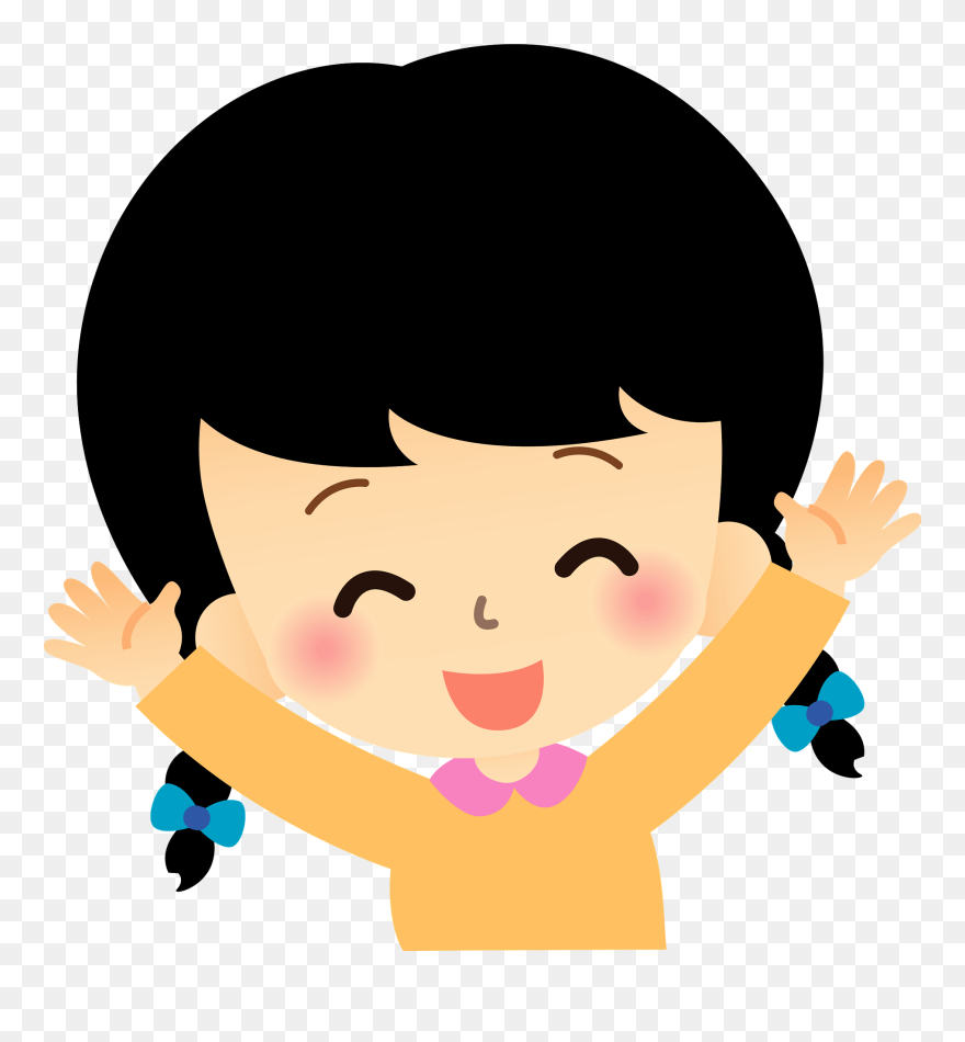 無料 イラスト こども バンザイ Clipart