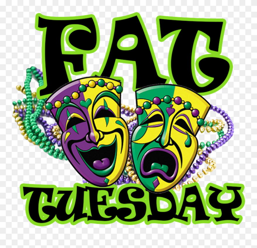 Download Mardi Carnival Krewe Tuesday Gras Shrove Party - Phat Tuesday Clipart
