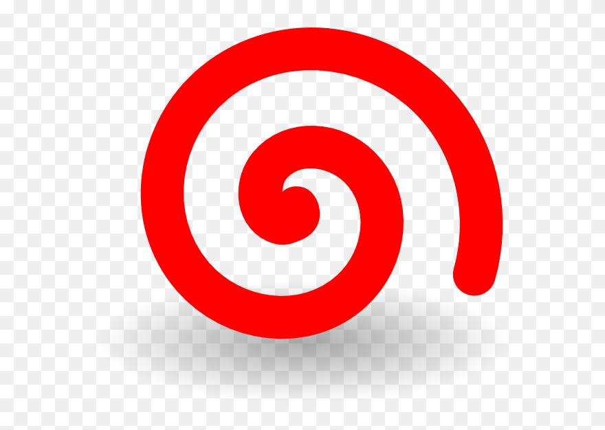 Red Spiral Clipart - Png Download