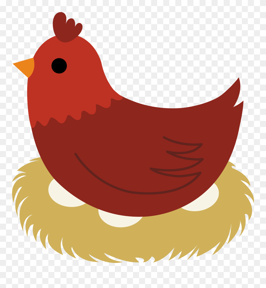 A Big Fat Hen - Little Red Hen Clipart - Png Download