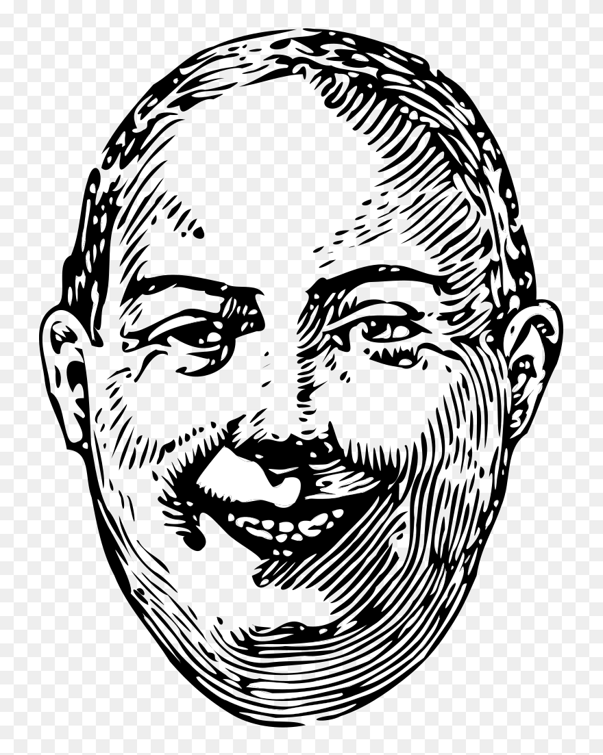 Interior Of Atomic Bomb Svg Clip Arts - Drawing Of A Fat Face - Png Download