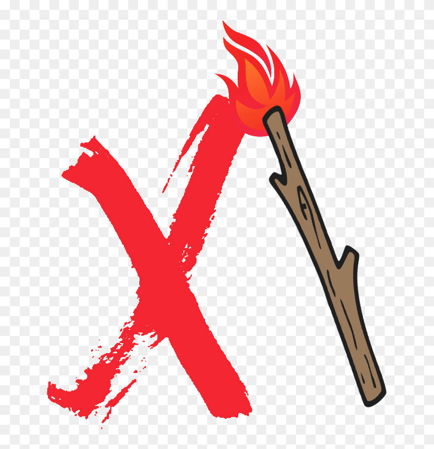 Wand Generating Red Cross - Illustration Clipart