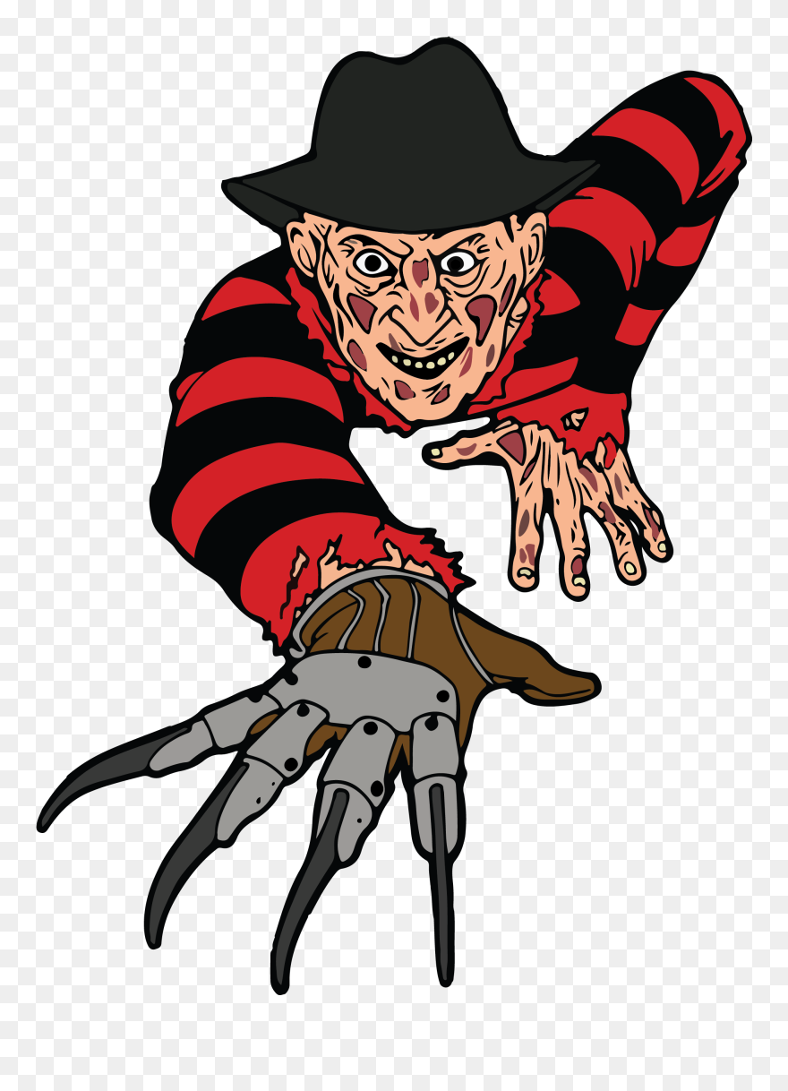 Halloween Horror Pack Artboards-06 - Freddy Krueger Clipart - Png Download