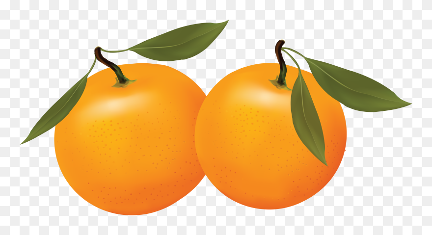 Clipart Cartoon Orange - Png Download