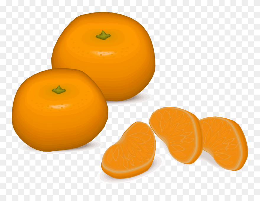 Transparent Orange Clip Art - Mandarin Oranges Clipart - Png Download