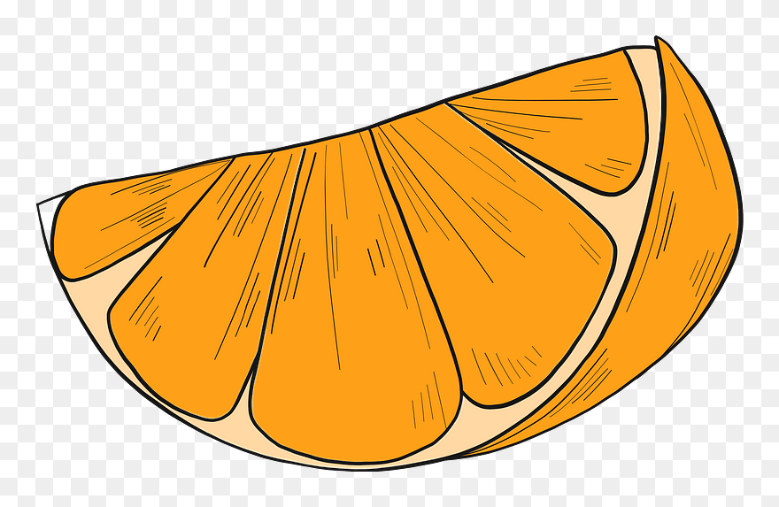 Orange Slice Clipart - Png Download