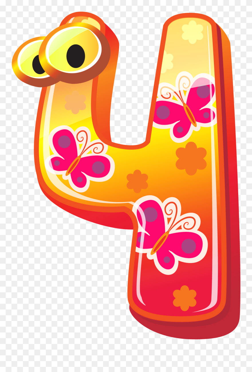 Cute Number Four Png Clipart Imageu200b Gallery Yopriceville - Cute Numbers Clipart Transparent Png