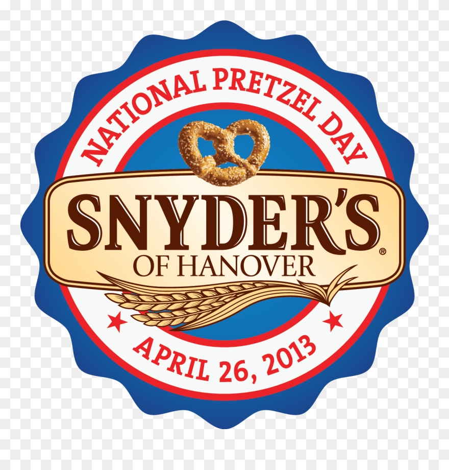 National Pretzel Day - Label Clipart