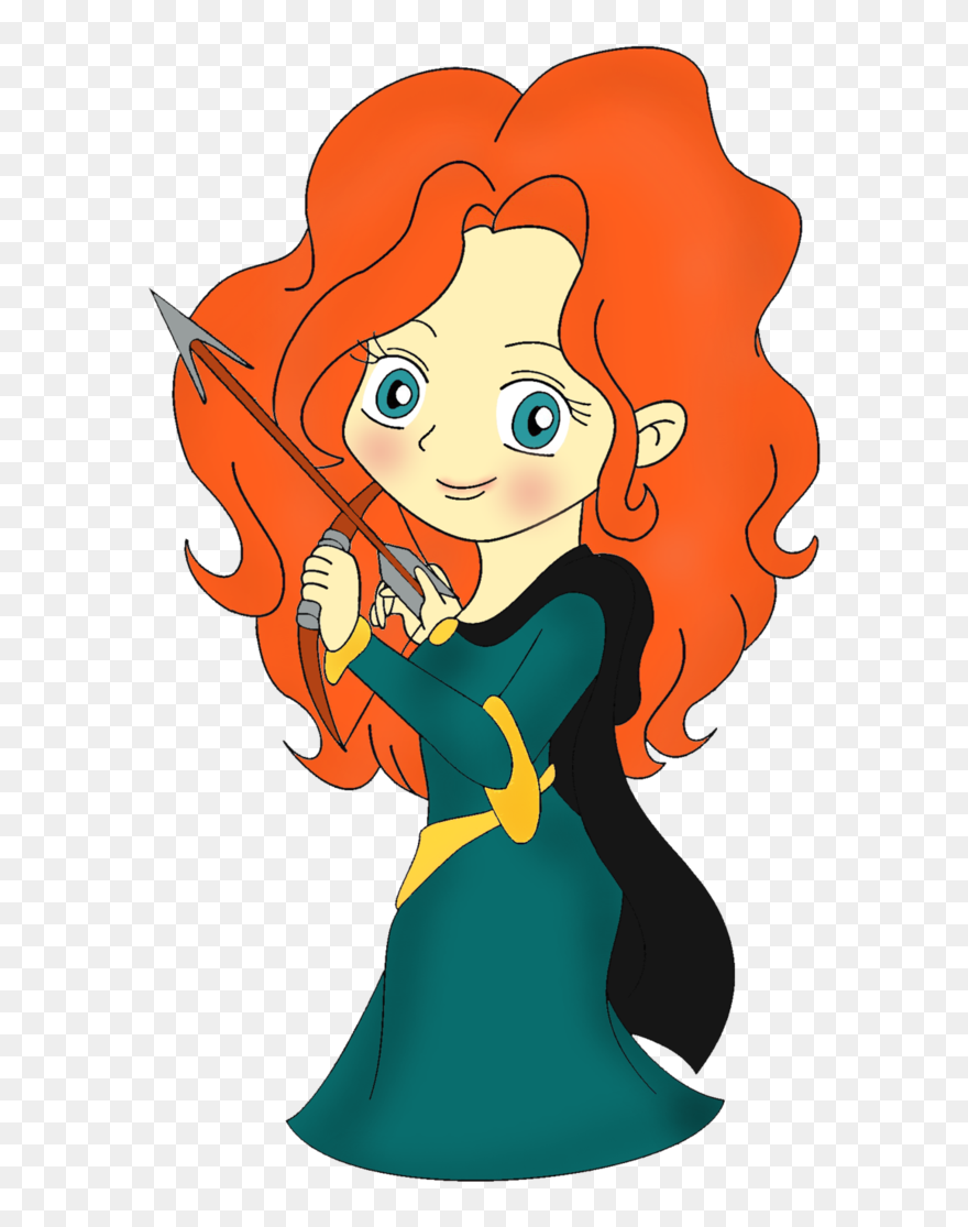 Brave Clipart Brave Merida - Brave Clipart - Png Download
