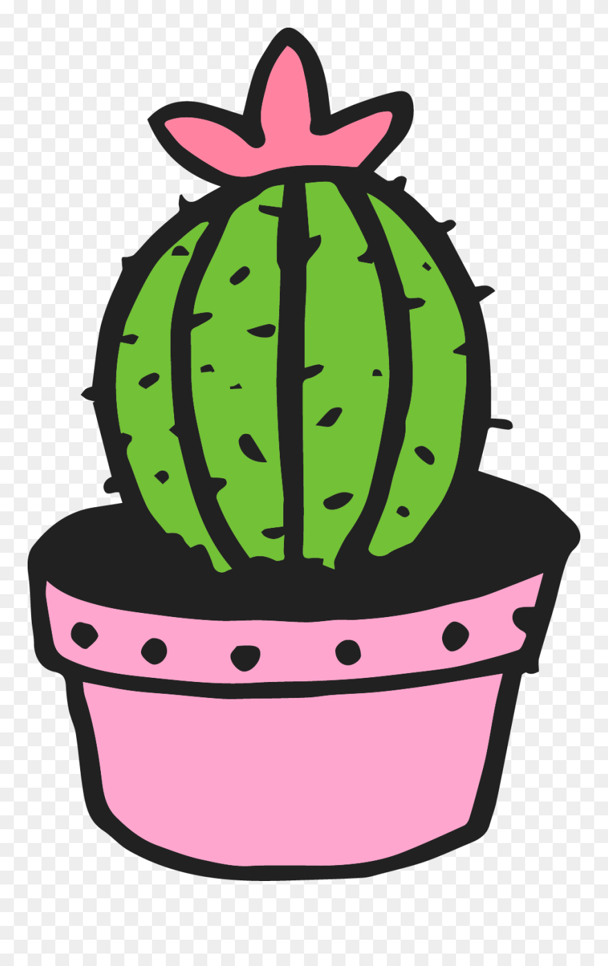 Scalable Vector Graphics Cactaceae Clip Art - Cartoon Cartoon Cactus Transparent Background - Png Download