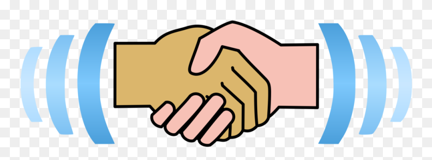 Finger Clipart Sense Touch - Hand Shake Transparent Gif - Png Download