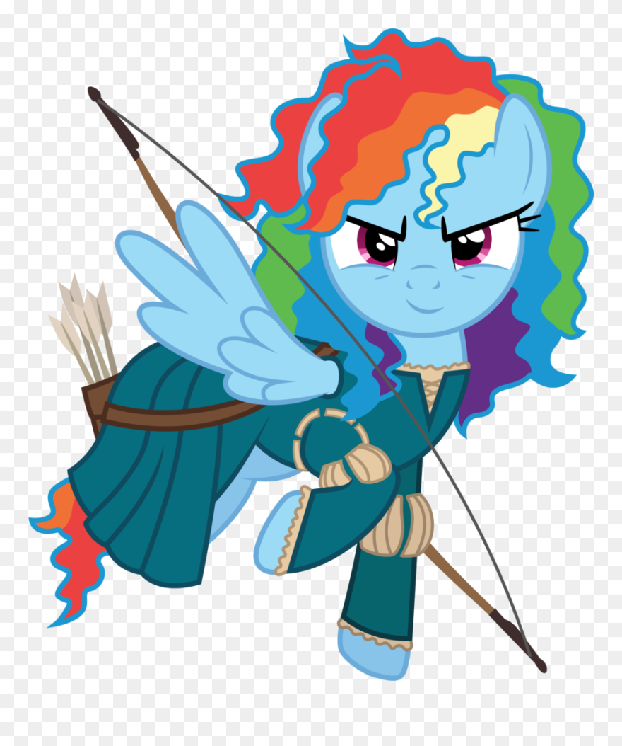 Pixar Clip Brave - My Little Pony Disney Rainbow Dash - Png Download