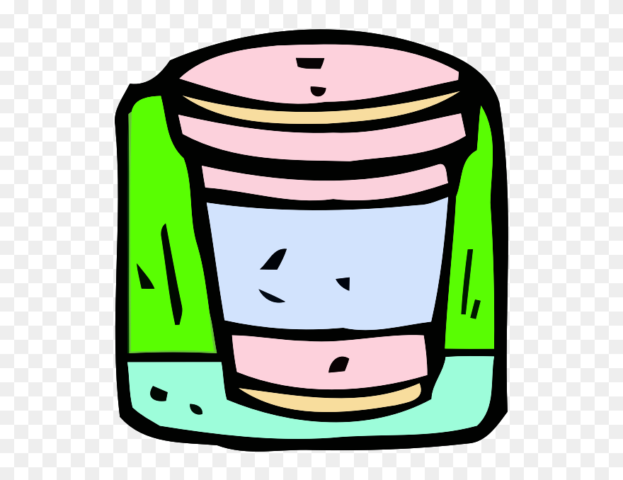 Colorful Coffee - Frozen Yogurt Clipart