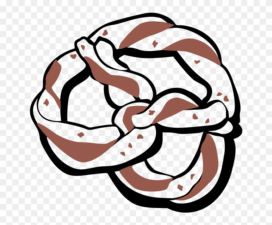 Chocolate Pretzel Clipart