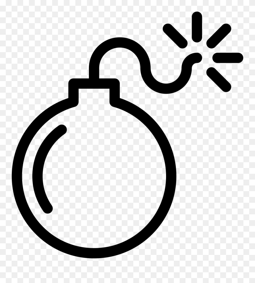 Png Bug Svg Png Icon Free Download Onlinewebfonts- - Bomb Outline Png Clipart